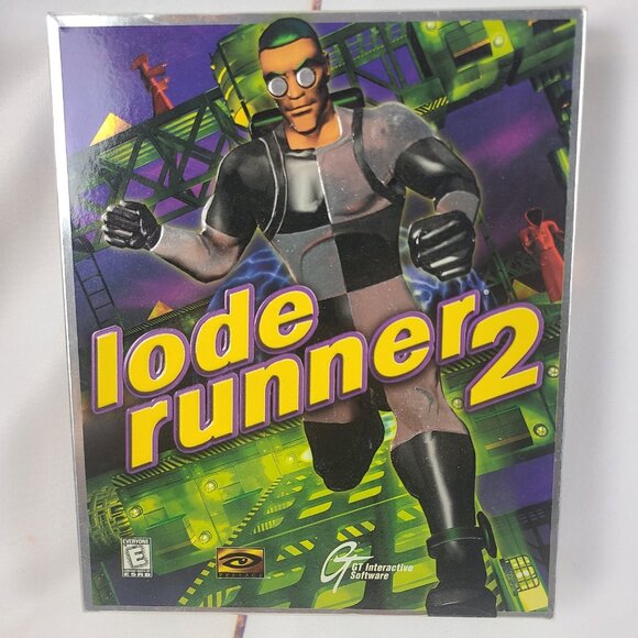 LODE RUNNER 2 by GT Interactive 1998 PC Game CD-ROM in Box‎ - Picture 1 of 6